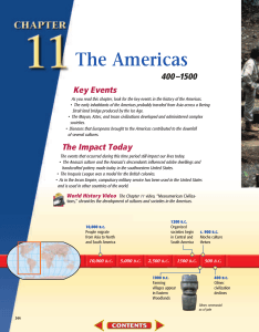 Chapter 11: The Americas, 400-1500 - The Official Site