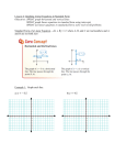 Lesson 4: Graphing Linear Equations in Standard Form Objectives