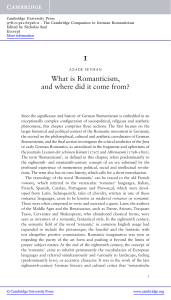 What is Romanticism, and where did it come from? - Beck-Shop