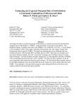 Estimating the Expected Marginal Rate of Substitution