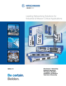 Leading Networking Solutions for Industrial