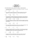 probability test