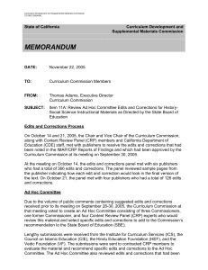 memorandum - Hindu American Foundation