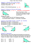 Lesson 7-1: Arithmetic and Geometric Means Arithmetic Mean (AM