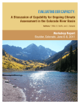 2011 CO Basin Assessment Capacity - CLIMAS