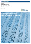 Aggregation of risks and Allocation of capital