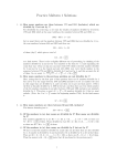 Practice Midterm 1 Solutions