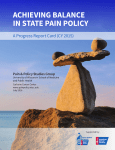 Achieving Balance in State Pain Policy