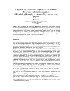 Cognitum hypothesis and cognitum consciousness