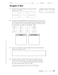 Grade 7 Chapter 3 Problem Solving Assessment