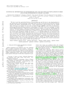 DUSTiNGS III: Distribution of Intermediate