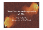 Classification and unification of AGN