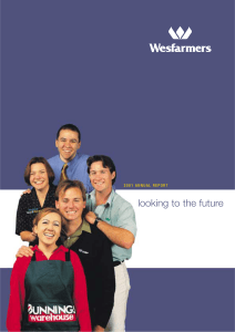 Wesfarmers Limited 2001 Annual Report