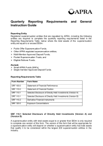 Reporting Requirements and General Instruction guide Quart…