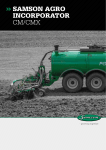 samson agro incorporator cm/cmx