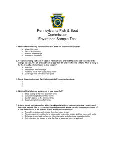 Sample Test Questions - Fish and Boat Commission