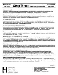 Streptococcal Pharyngitis.2006.pub