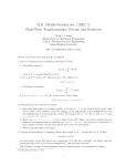 M.E. 530.646 Problem Set 1 [REV 1] Rigid Body Transformations