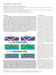 Asymmetric ocean basins - Dipartimento di Scienze della Terra