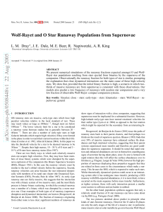 arXiv:astro-ph/0508448v1 22 Aug 2005