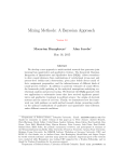 Mixing Methods: A Bayesian Approach