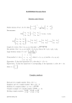 MATH00040 Formula Sheet Matrices and Vectors Matrix inverses: If
