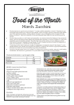 March: Zucchini - Energize Health Club