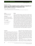 Habitat corridors facilitate genetic resilience irrespective of species