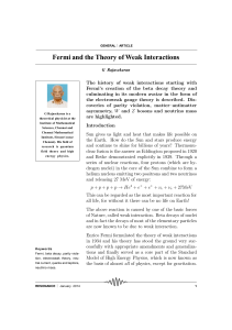 Fermi and the Theory of Weak Interactions