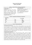 Material Safety Data Sheet Sulfuric acid (MSDS)