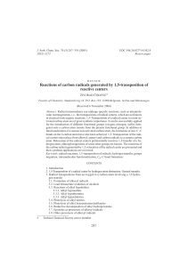 Reactions of carbon radicals generated by 1,5