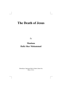 The Death of Jesus