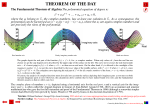 The Fundamental Theorem of Algebra