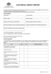 ELECTRICAL SURVEY REPORT