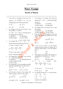 Sample Paper-1 - Ashwani Goyal