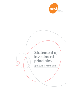 Statement of investment principles