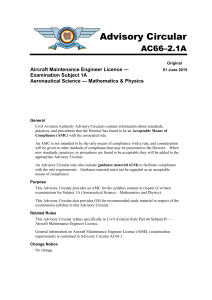 ac 66_2-1A AMEL Examination Subject 1A