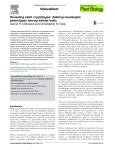 Revealing plant cryptotypes: defining meaningful phenotypes