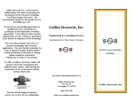 Galileo Handout 1997