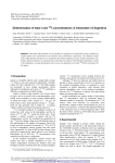 Determination of total I and 129I concentrations in freshwater of