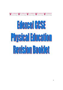 GCSE PE Revision Booklet