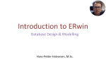 Database Modelling with ERwin