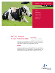 LC/MS Study of Casein Proteins in Milk