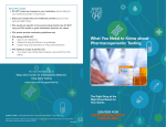 What You Need to Know about Pharmacogenomic