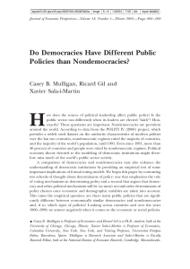 Do Democracies Have Different Public