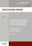 Competition in the Turkish Mobile Telecommunications Market