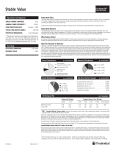 Stable Value - Prudential Retirement