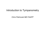 Introduction to Tympanometry