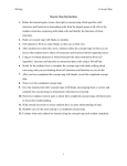 Biology Concept Map 1 Step-by-Step Instructions 1. Before the