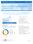 Growth potential of Canadian Stock Market